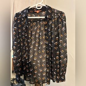 ModCloth Sheer Halloween Top